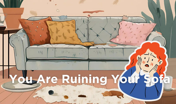 You Are Ruining Your Sofa!!!