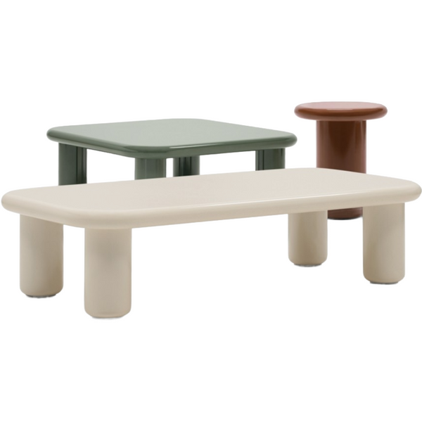 Pebble Companions Trio of Tables with Smooth Rounded Edges by Acanva