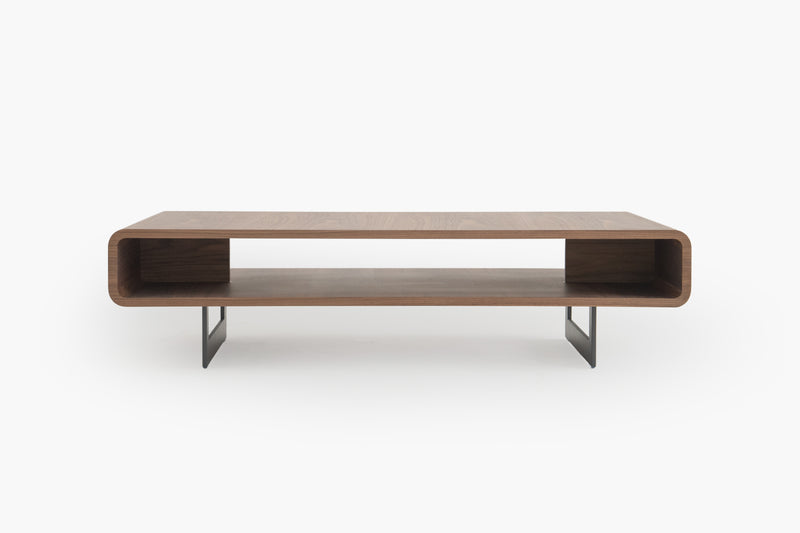 Flowwood Coffee Table with Sleek Walnut by Acanva