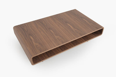 Flowwood Coffee Table with Sleek Walnut by Acanva