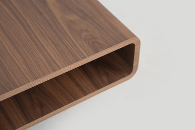 Flowwood Coffee Table with Sleek Walnut by Acanva