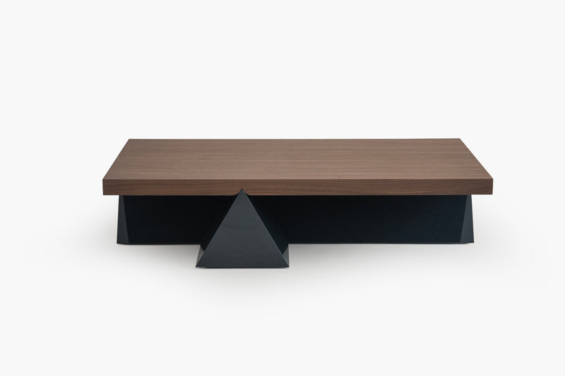 Peak Coffee Table with Half Crown Walnut by Acanva