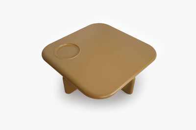 Honey Elephant Coffee Table with Slight Recess by Acanva