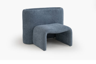 Arc Nest Lounge Chair with Crochet Upholstery by Acanva