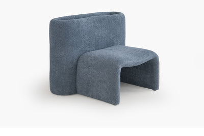 Arc Nest Lounge Chair with Crochet Upholstery by Acanva