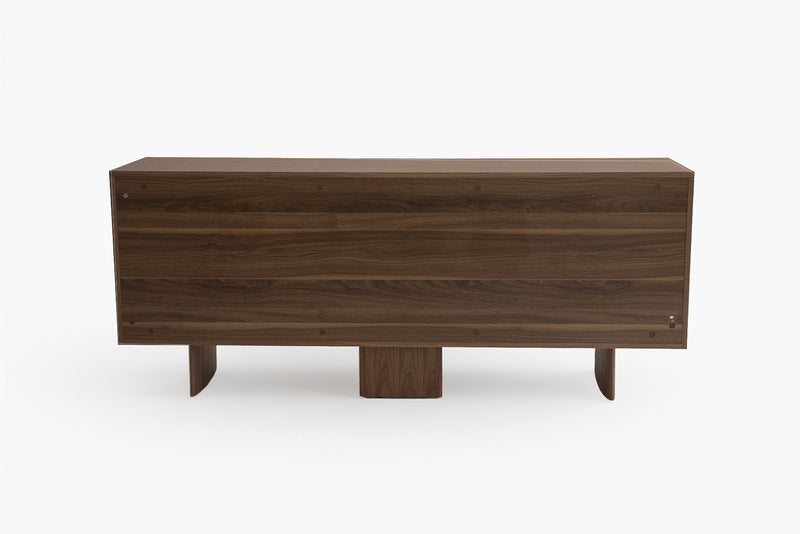 Geo Facet Sideboard with Walnut by Acanva