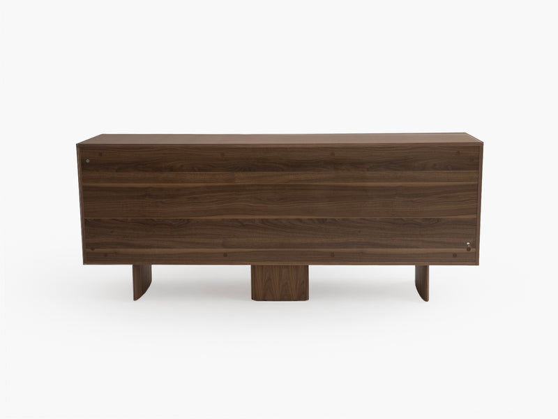 Geo Facet Sideboard with Walnut by Acanva