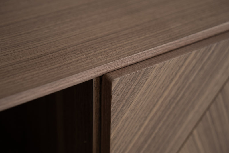 Geo Facet Sideboard with Walnut by Acanva