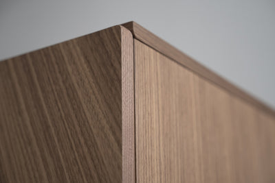 Geo Facet Sideboard with Walnut by Acanva