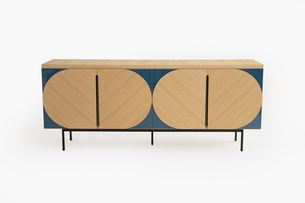 Ellipse Duo Sideboard with Oak by Acanva