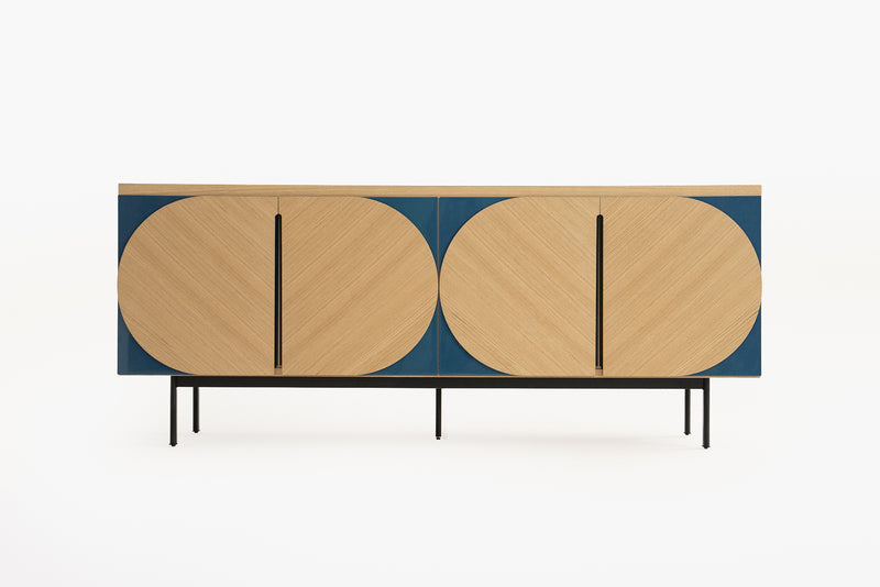 Ellipse Duo Sideboard with Oak by Acanva