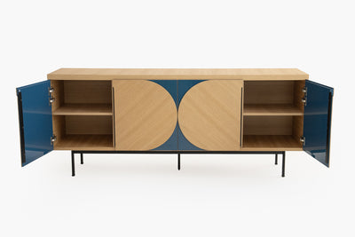 Ellipse Duo Sideboard with Oak by Acanva