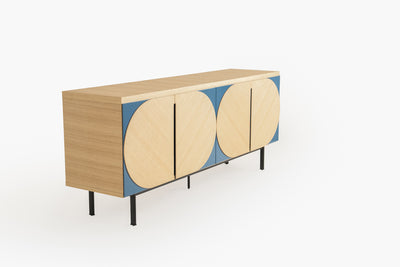 Ellipse Duo Sideboard with Oak by Acanva