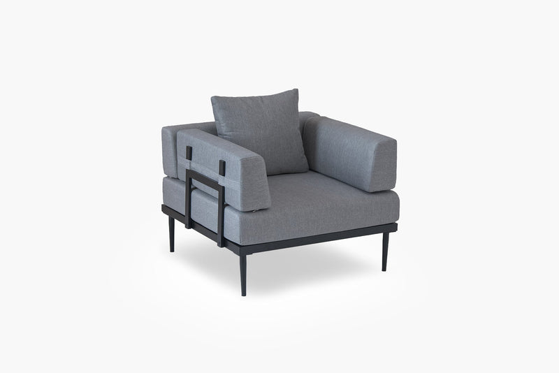 Terra Modular Outdoor Sofa with Side Table by Acanva