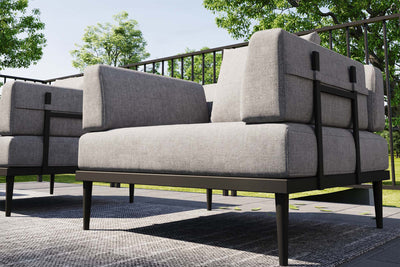 Terra Modular Outdoor Sofa with Side Table by Acanva