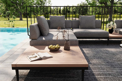 Terra Modular Outdoor Sofa with Side Table by Acanva