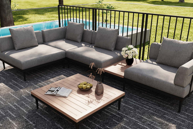 Terra Modular Outdoor Sofa with Side Table by Acanva