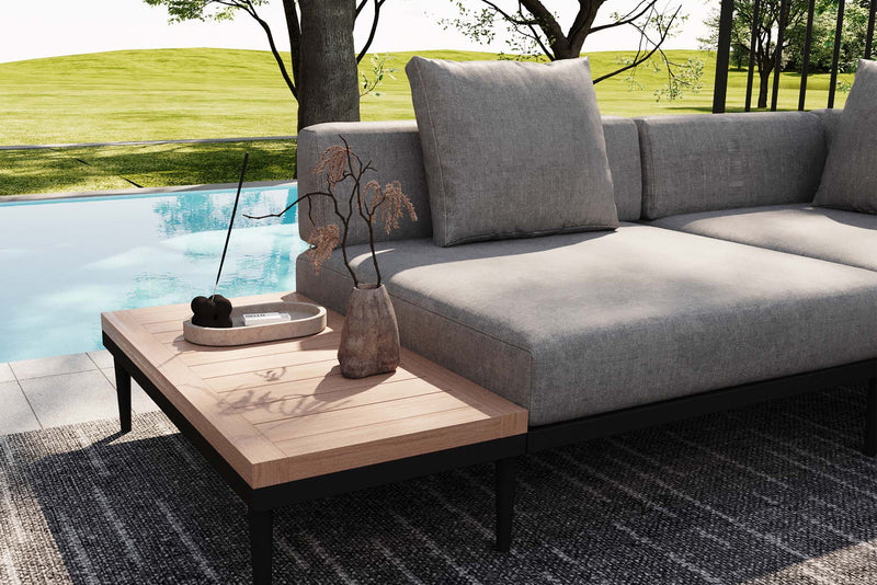 Terra Modular Outdoor Sofa with Side Table by Acanva