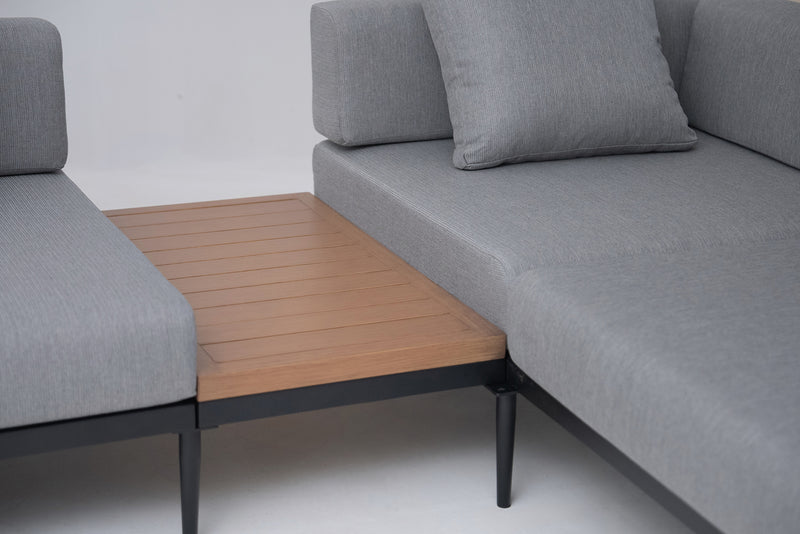 Terra Modular Outdoor Sofa with Side Table by Acanva