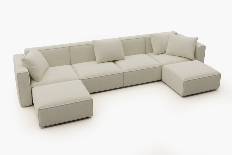 Zola Modular Reversible Sectional Sofa by Acanva