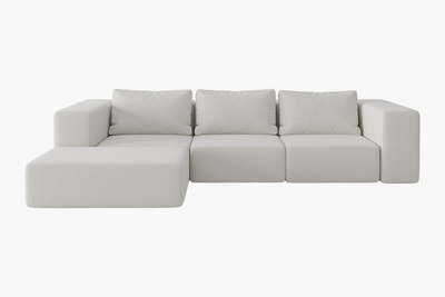 Atlas Extra Large Slipcover Modular Reversible Floor Sectional Sofa By Acanva