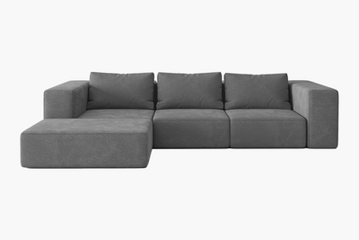 Atlas Extra Large Slipcover Modular Reversible Floor Sectional Sofa By Acanva