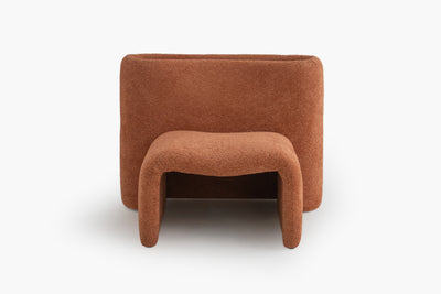 Arc Nest Lounge Chair with Crochet Upholstery by Acanva